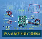 嵌入式楼宇对讲门禁模块(2000张卡,不联网)